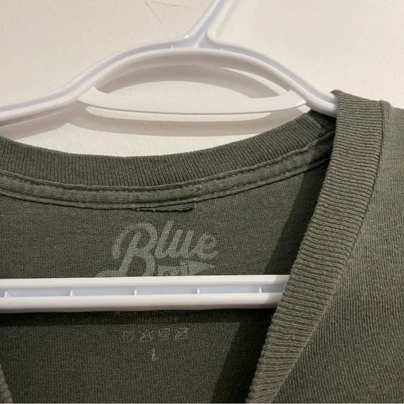 Banff Olive Long Sleeve Men's Tee - Picture 5 of 6